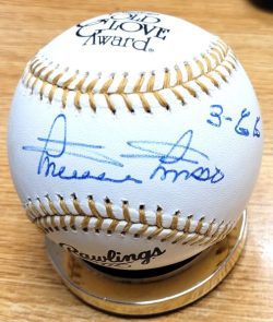 Autographed MINNIE MINOSO Official Rawlings Gold Glove Major League Baseball JSA