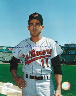 Autographed LUIS APARICIO 8x10 Baltimore Orioles photo JSA