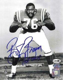 Autographed BOB BROWN 8x10 Philadelphia Eagles Photo JSA