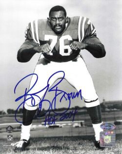 Autographed BOB BROWN 8x10 Philadelphia Eagles Photo