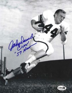 Autographed John David Crow 8X10 Texas A&M Aggies photo