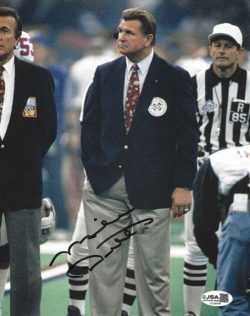 Autographed MIKE DITKA 8X10 Chicago Bears Photo JSA COA