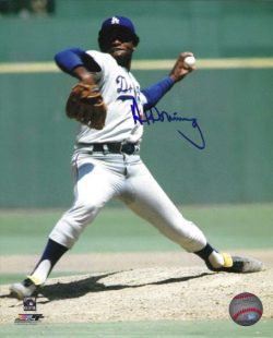 AUTOGRAPHED AL DOWNING 8x10 Los Angeles Dodgers photo