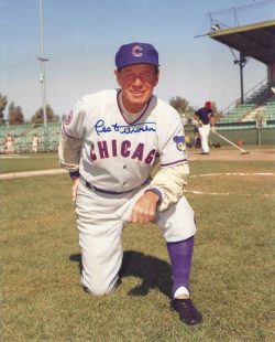 Autographed LEO DUROCHER 8x10 Chicago Cubs photo JSA