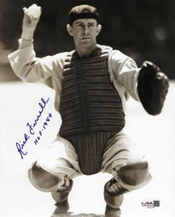 Autographed RICK FERRELL "HOF 1984" 8X10 Boston Red Sox photo JSA