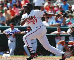 Autographed VLADIMIR GUERRERO Baltimore Orioles 8X10 photo JSA