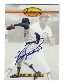 Autographed FERGIE JENKINS Chicago Cubs 1993 Ted Williams Card Company Card