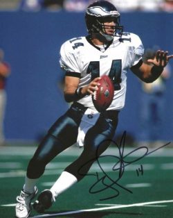 Autographed Doug Pederson 8X10 Philadelphia Eagles Photo