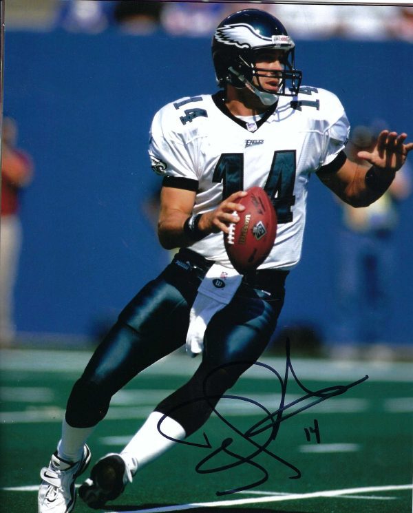 Autographed Doug Pederson 8X10 Philadelphia Eagles Photo