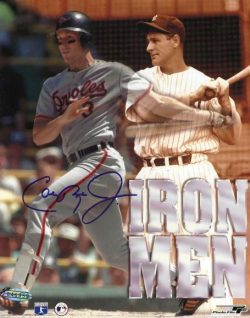 AUTOGRAPHED CAL RIPKEN JR. Baltimore Orioles 8x10 Photo STEINER