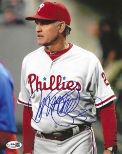 Autographed RYNE SANDBERG 8X10 PHILADELPHIA PHILLIES photo JSA