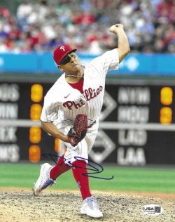 AUTOGRAPHED RANGER SUAREZ 8X10 Philadelphia Phillies Photo JSA