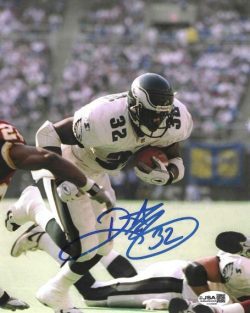 Autographed RICKY WATTERS 8x10 Philadelphia Eagle Photo JSA