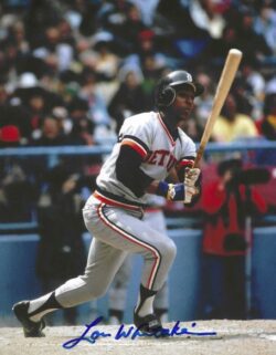 Autographed LOU WHITAKER 8x10 Detroit Tigers Photo