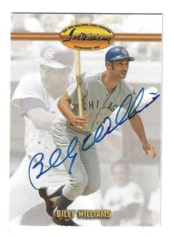 Autographed BILLY WILLIAMS Chicago Cubs 1993 Ted Williams Card Company Card