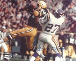 Autographed WILLIE WOOD 8X10 Green Bay Packers Photo JSA