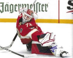 Autographed SERGEI BOBROVSKY 8x10 Florida Panthers Photo