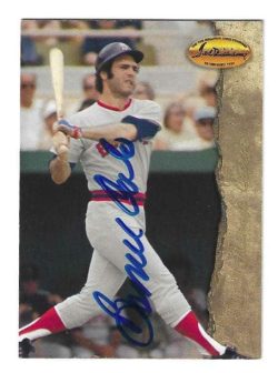 Autographed BERNIE CARBO Boston Red Sox 1994 Ted Williams Card Company Card
