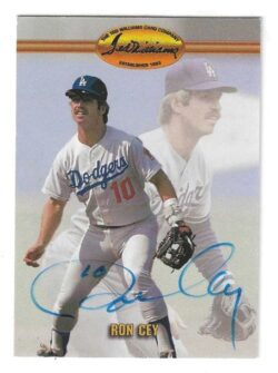 Autographed RON CEY Los Angeles Dodgers 1993 Ted Williams Card Company Card