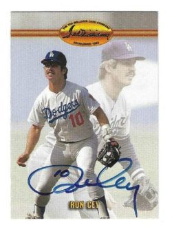 Autographed RON CEY Los Angeles Dodgers 1993 Ted Williams Card Company Card