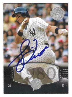 Autographed BUCKY DENT New York Yankees 2004 Upper Deck Timeless Teams Card