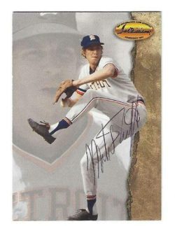 Autographed MARK FIDRYCH Detroit Tigers 1994 Ted Williams Card Company Card