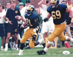 Autographed DESMOND HOWARD 8x10 Michigan Wolverines Photo JSA