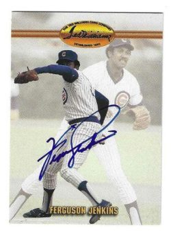 Autographed FERGIE JENKINS Chicago Cubs 1993 Ted Williams Card Company Card