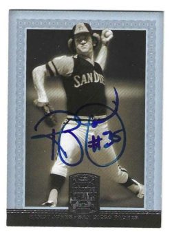 Autographed RANDY JONES San Diego Padres 2005 Donruss Greats Card