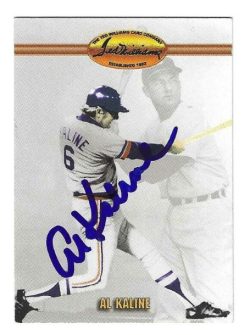 Autographed AL KALINE Detroit Tigers 1993 Ted Williams Card Company Card