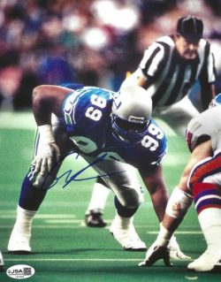Autographed CORTEZ KENNEDY 8x10 Seattle Seahawks photo JSA