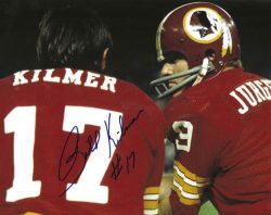 Autographed BILLY KILMER 8x10 Washington Redskins Photo