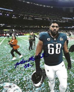 Autographed JORDAN MAILATA Philadelphia Eagles 8X10 Photo JSA