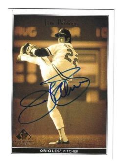 Autographed JIM PALMER Baltimore Orioles 2002 Upper Deck Legendary Cuts