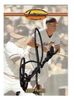 BOOG POWELL Baltimore Orioles Autographed 1993 Ted Williams Card Compnay Card