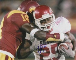 AUTOGRAPHED FELIX JONES ARKANSAS RAZORBACKS 8X10 Photo