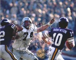 Autographed DAVE ROWE 8x10 Oakland Raiders photo