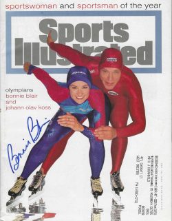 Autographed BONNIE BLAIR Sports Illustrated magazine 12/19/1994