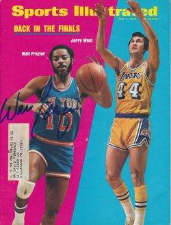 Autographed WALT FRAZIER New York Knicks Sports Illustrated Magazine 5/7/1973