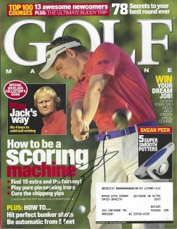 Autographed LUKE DONALD Golf Magazine 5/27/1994