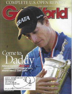 Autographed JIM FURYK PGA Golf World Magazine June 20, 2003