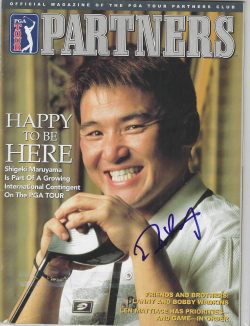 Autographed SHIGEKI MARUYAMA PGA Tour Partners Magazine Mar/April 2003