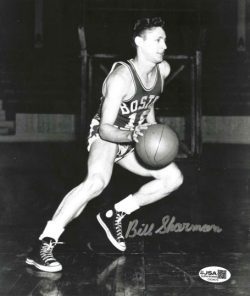 AUTOGRAPHED BILL SHARMAN 8X10 Boston Celtics photo JSA