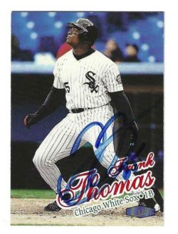 Autographed FRANK THOMAS Chicago White Sox 1998 Fleer Ultra Card