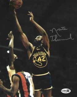 Autographed NATE THURMOND 8X10 GOLDEN STATE WARRIORS photo JSA