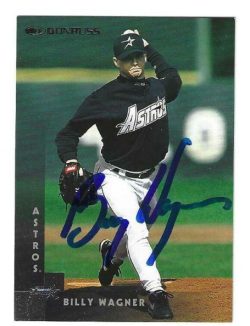 Autographed BILLY WAGNER Houston Astros 1997 Donruss Card #91