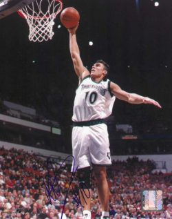 Autographed WALLY SZCZERBIAK 8X10 Minnesota Timberwolves Photo