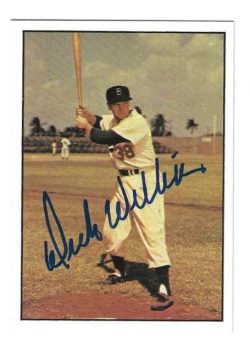 Autographed DICK WILLIAMS Brooklyn Dodgers 1979 TCMA Card