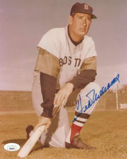 Autographed TED WILLIAMS 8X10 Boston Red Sox photo JSA