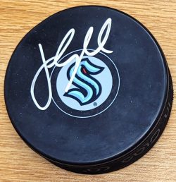 Autographed JESSICA CAMPBELL Seattle Kraken Hockey Puck